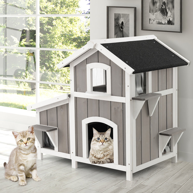 2 story cat house hotsell